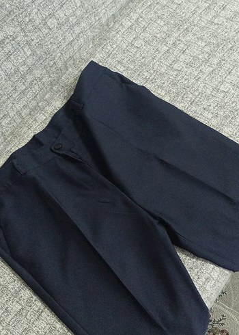 Gri Kadın Normal Kesim Kumaş Pantolon - Görsel 3