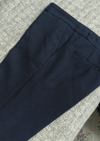 Gri Kadın Normal Kesim Kumaş Pantolon - Görsel 2