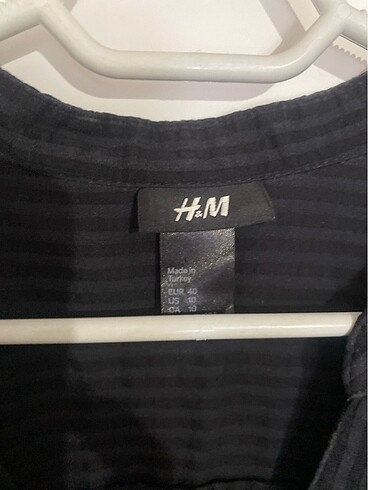 40 Beden siyah Renk H&M elbise