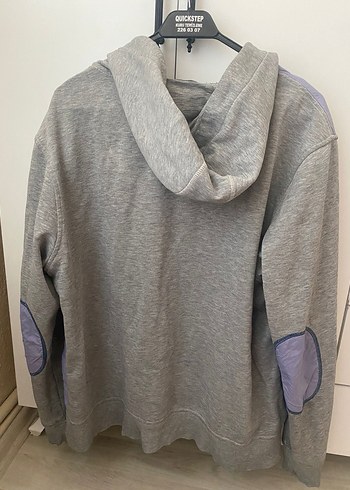 Gri Fermuarlı Spor  Ceket - Görsel 3