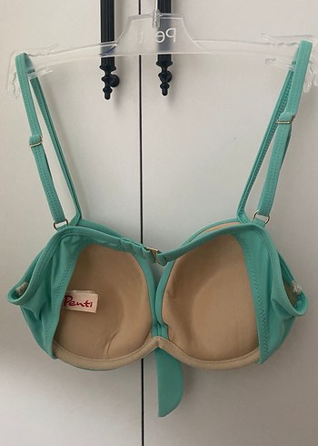 Turkuaz Mini Askılı Bikini Üstü - Görsel 2