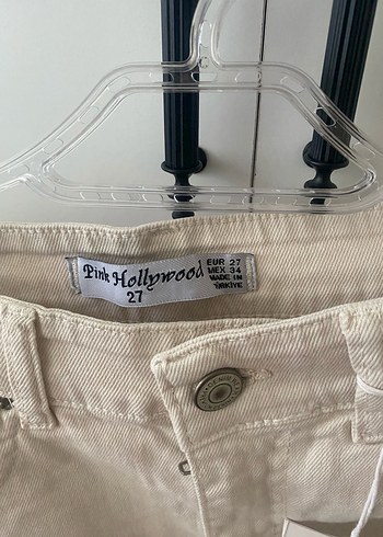Diğer Bej Denim Mini Etek