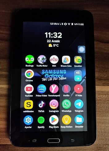 Beden Samsung Tab3 Lite T113 New Edition (Güncel Tablet)