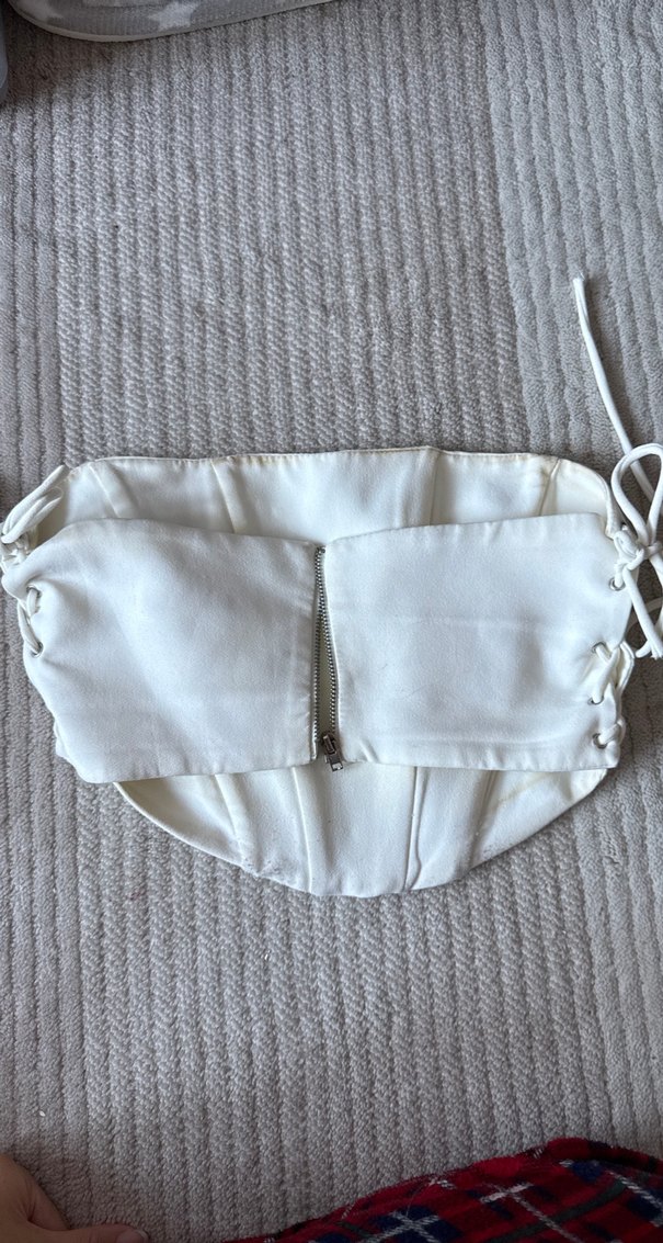 Beyaz korse top milla Bustiyer - Görsel 2