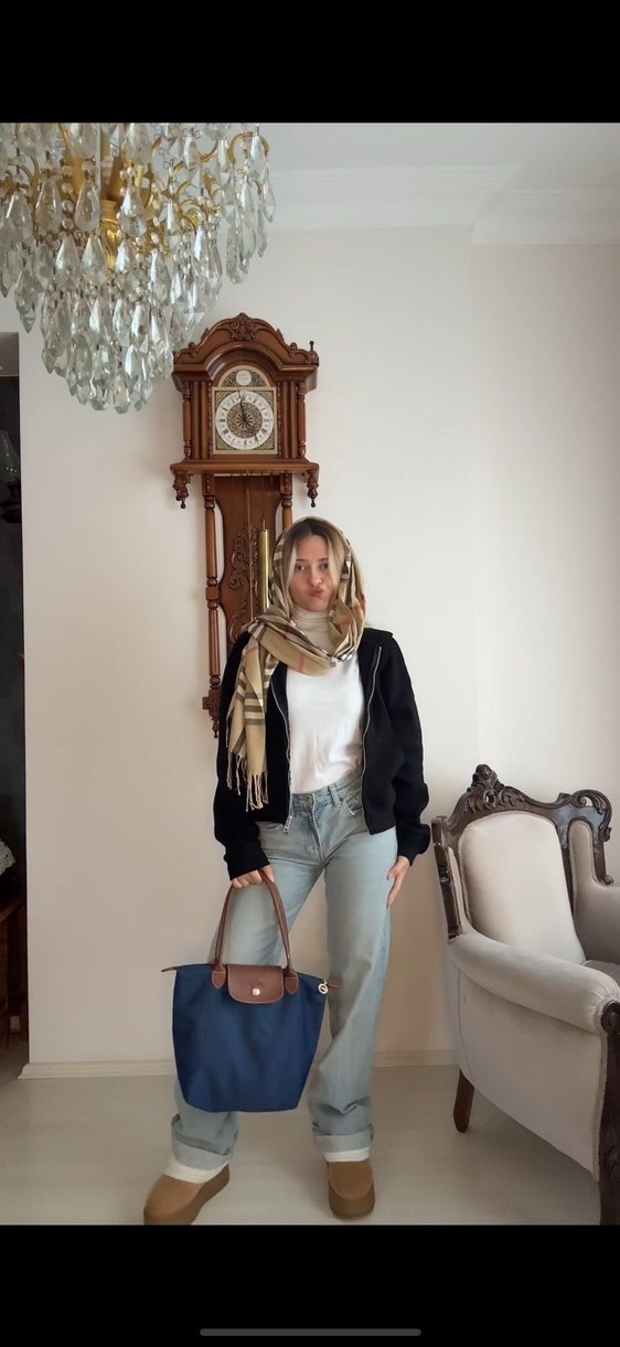 Zara orta bel jean - Görsel 3