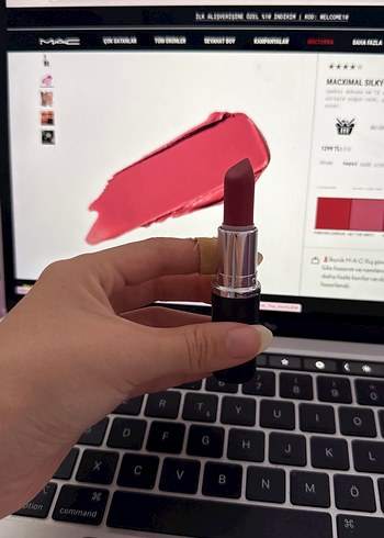 MAC Koyu Pembe Ruj get the hint rengi - Görsel 3