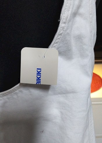 Lcw 40/L beden, Beyaz Kolsuz Mini Jean Tulum - Görsel 8