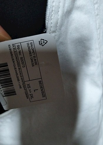 Lcw 40/L beden, Beyaz Kolsuz Mini Jean Tulum - Görsel 7