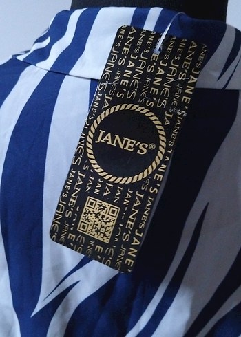 38/M beden boy 90 cm, Gri Zebra Desenli Tunik - Görsel 6