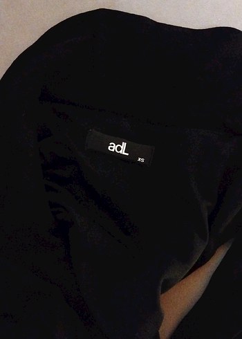 adl 34/xs beden boy 80 cm, Düğmeli Siyah V Yaka Midi Ofis Elbise - Görsel 8