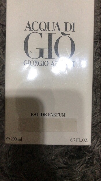 Gio Armani parfüm