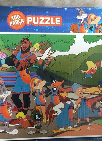 100 parça looney tunes puzzle