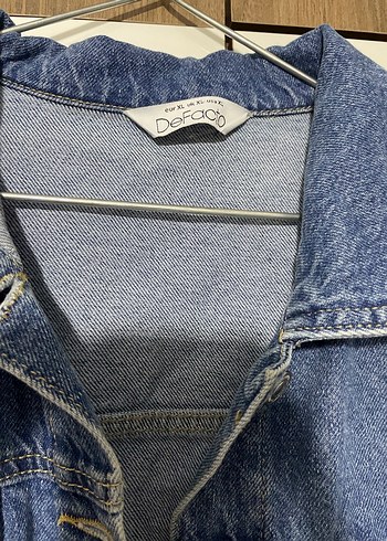 xl Beden mavi Renk DEFACTO Kadın Denim Ceket