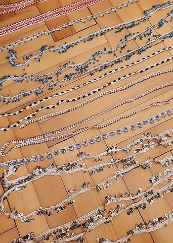Accessorize BONCUK ELDE ÖRÜLMÜŞ TÜLBENT KENAR OYALARI EL EMEĞİ.