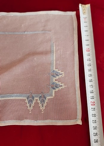Kenar İşlemeli File Örgü Kumaş