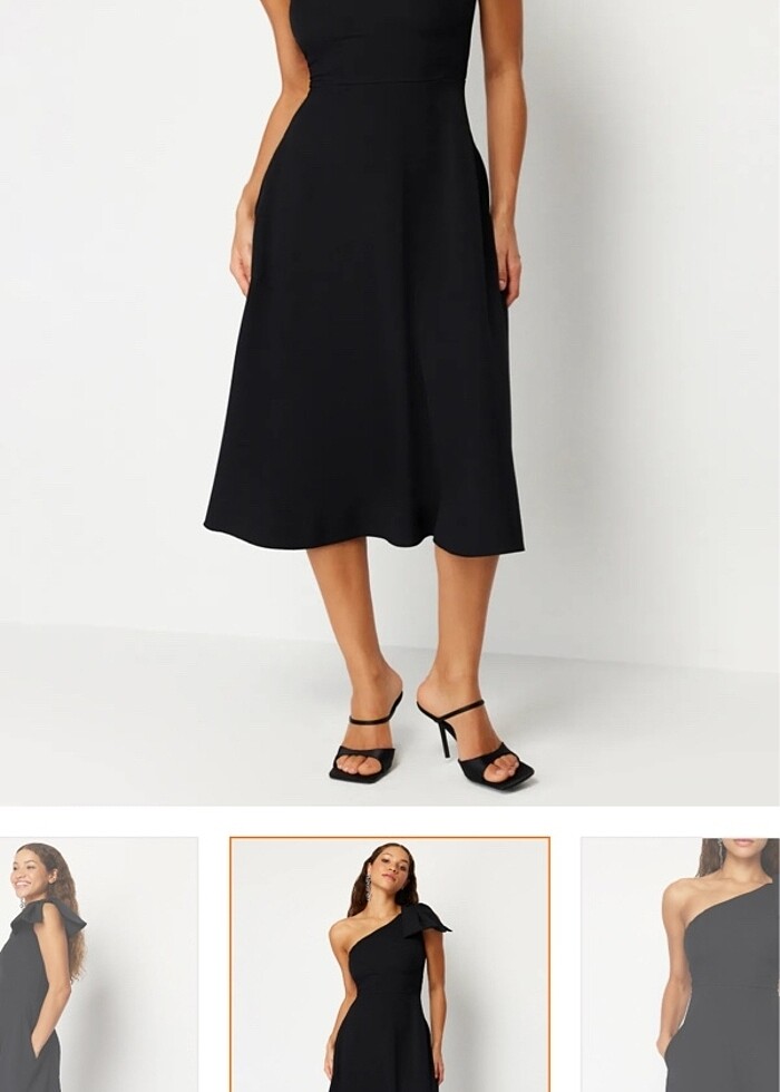 Siyah elbise - Görsel 2