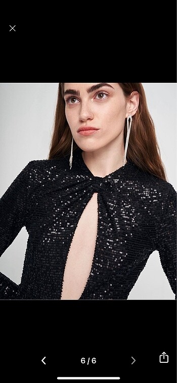 Zara Payetli elbise
