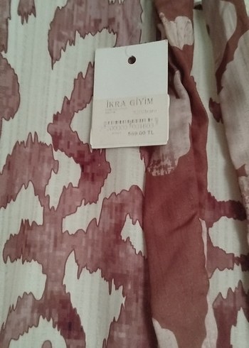 Bordo Batik Desenli Hamile Bluzu - Görsel 2