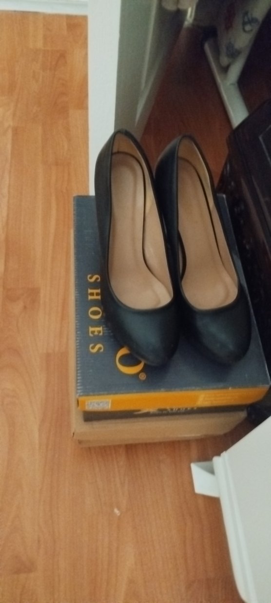 Klasik Siyah Topuklu Kadın Ayakkabı - Görsel 2