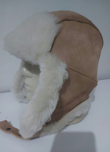 Derimod Unisex Hakiki DANA Derisı Pilot şapka