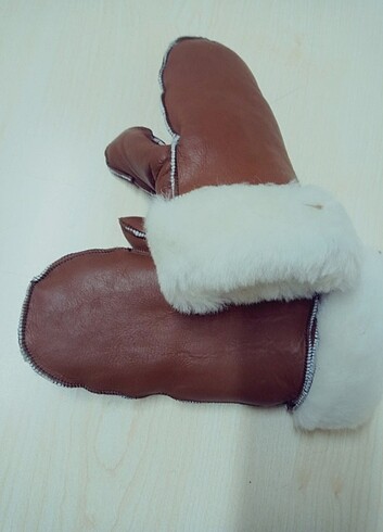 Koyun postu çocuk eldiven - Görsel 5