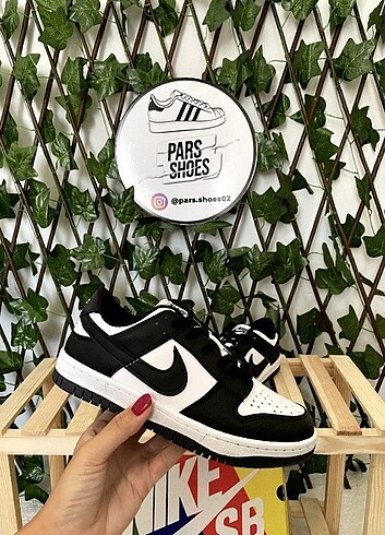 Nike Dunk Panda Siyah Beyaz Kadın Spor Ayakkabı 