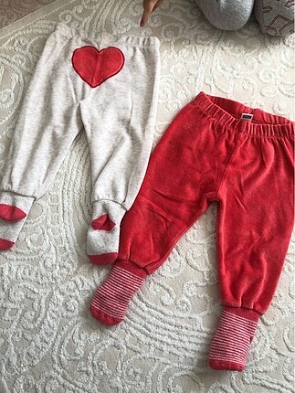 Lcw çoraplı kadife ikili pijama