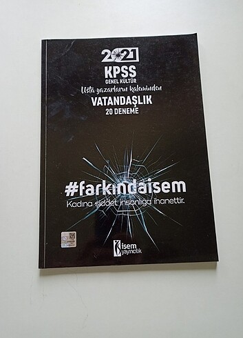 KPSS VATANDAŞLIK 16 deneme İSEM YAYINCILIK GENEL KÜLTÜR GENEL YE