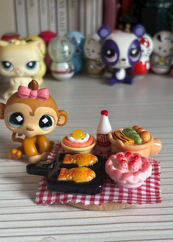 Lps minislere, my little ponylere uygun yemek seti - Görsel 2