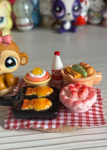 Lps minislere, my little ponylere uygun yemek seti - Görsel 3