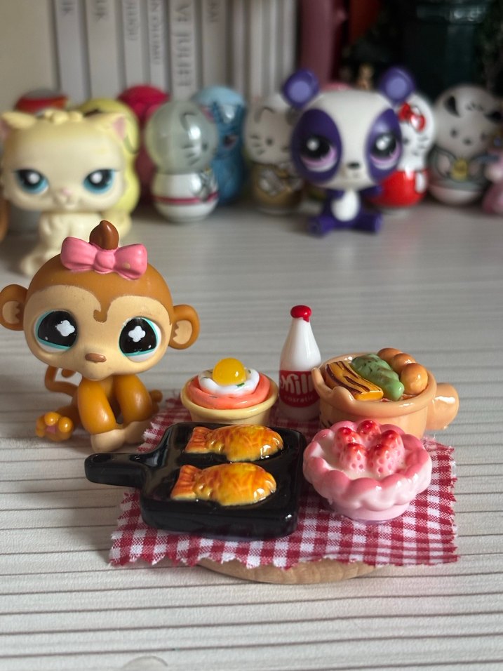 Lps minislere, my little ponylere uygun yemek seti - Görsel 2