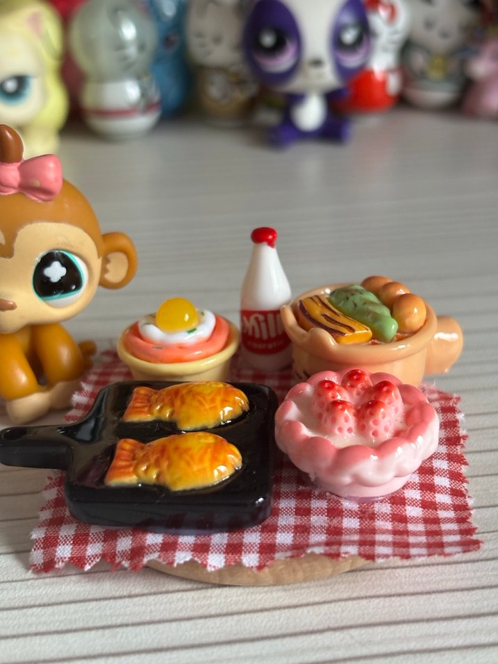 Lps minislere, my little ponylere uygun yemek seti - Görsel 3