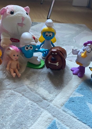Beden Pastel Mavi Figürler Seti