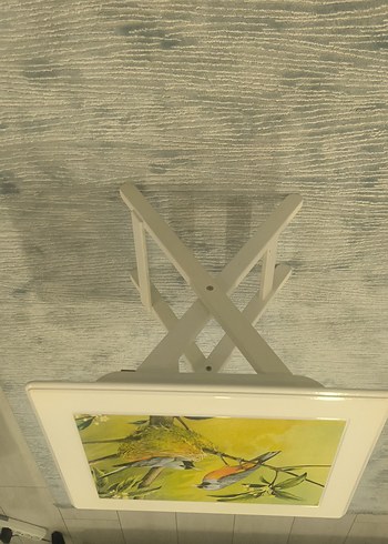 Beden beyaz Renk Beyaz Katlanabilir Desenli Zigon Sehpa seti