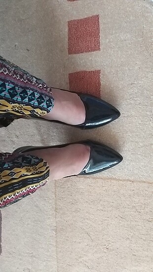 Markasız Ürün Rugan stiletto 