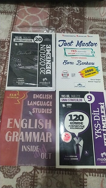 İngilizce sınava hazırlık kitap ve denemeler