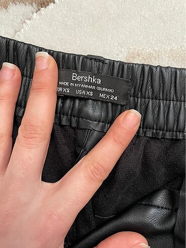 xs Beden Deri pantolon
