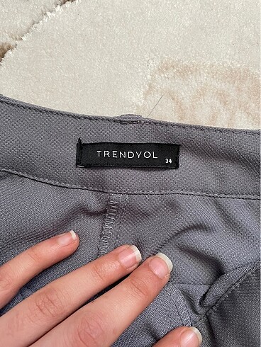 34 Beden Gri pantolon