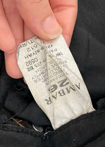 diğer Beden siyah Renk Kadın Siyah Dar Kesim Denim Pantolon