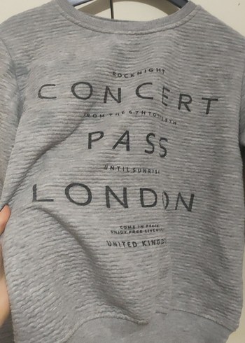 Diğer Gri Kadın Triko Sweatshirt Uzun Kollu
