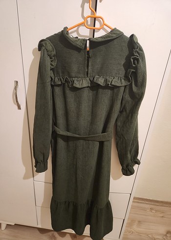 ikisi tek fiyat Fırfırlı Elbise - Görsel 5