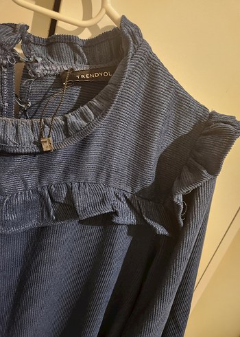 ikisi tek fiyat Fırfırlı Elbise - Görsel 2