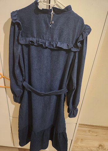 ikisi tek fiyat Fırfırlı Elbise - Görsel 3