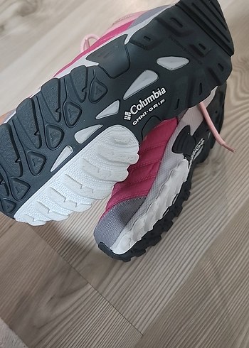 Orjinal columbia Pembe ve Gri Kız çocuk  Spor Ayakkabı columbia - Görsel 3