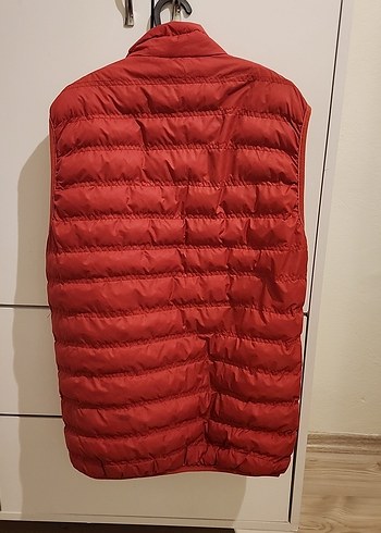 Kırmızı Yüksek Yakalı Erkek Şişme Yelek - Görsel 3