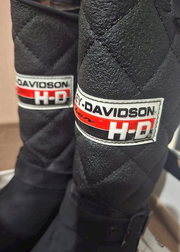 orjinal Siyah Harley-Davidson 37 numara bayan Bot - Görsel 3