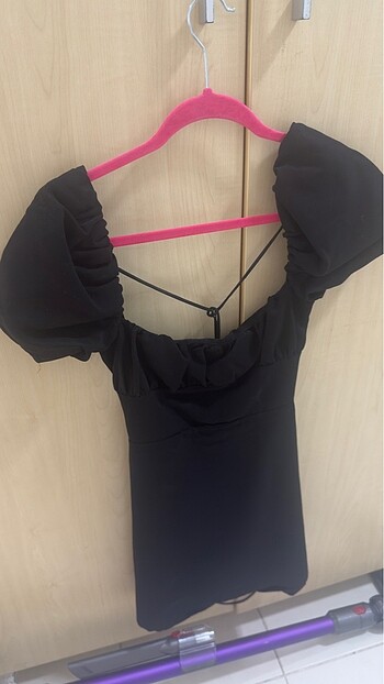 Zara Zara sırt dekolteli mini elbise
