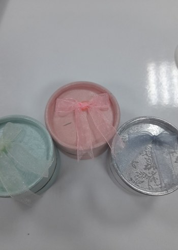 Renkli Yuvarlak Hediyelik Kutular - Görsel 3