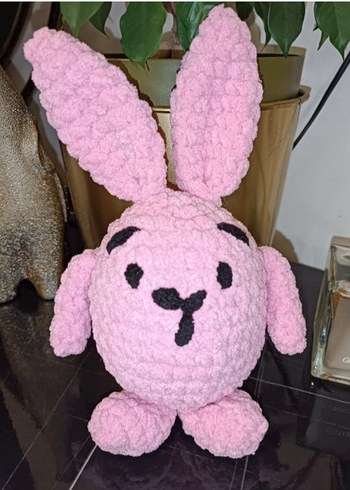 Pembe Peluş Tavşan Oyuncak