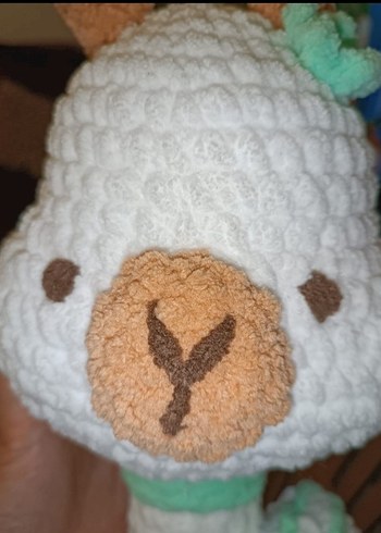 Pastel Renkli Beyaz Peluş Oyuncak - Görsel 5